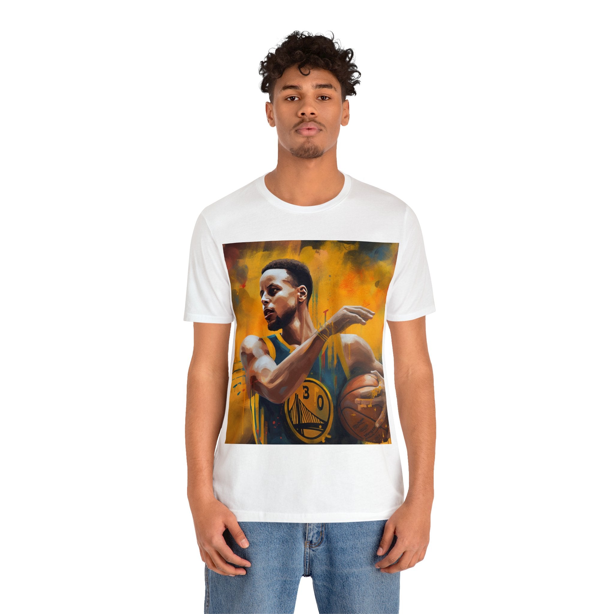 Stylish Shirt for Wear to any Event! Dynamic Basketball Athlete 3-Point Shooter Unisex Jersey Tee - Premium Sports Fan Apparel for Sports Fans and Fans of Dynamic Players