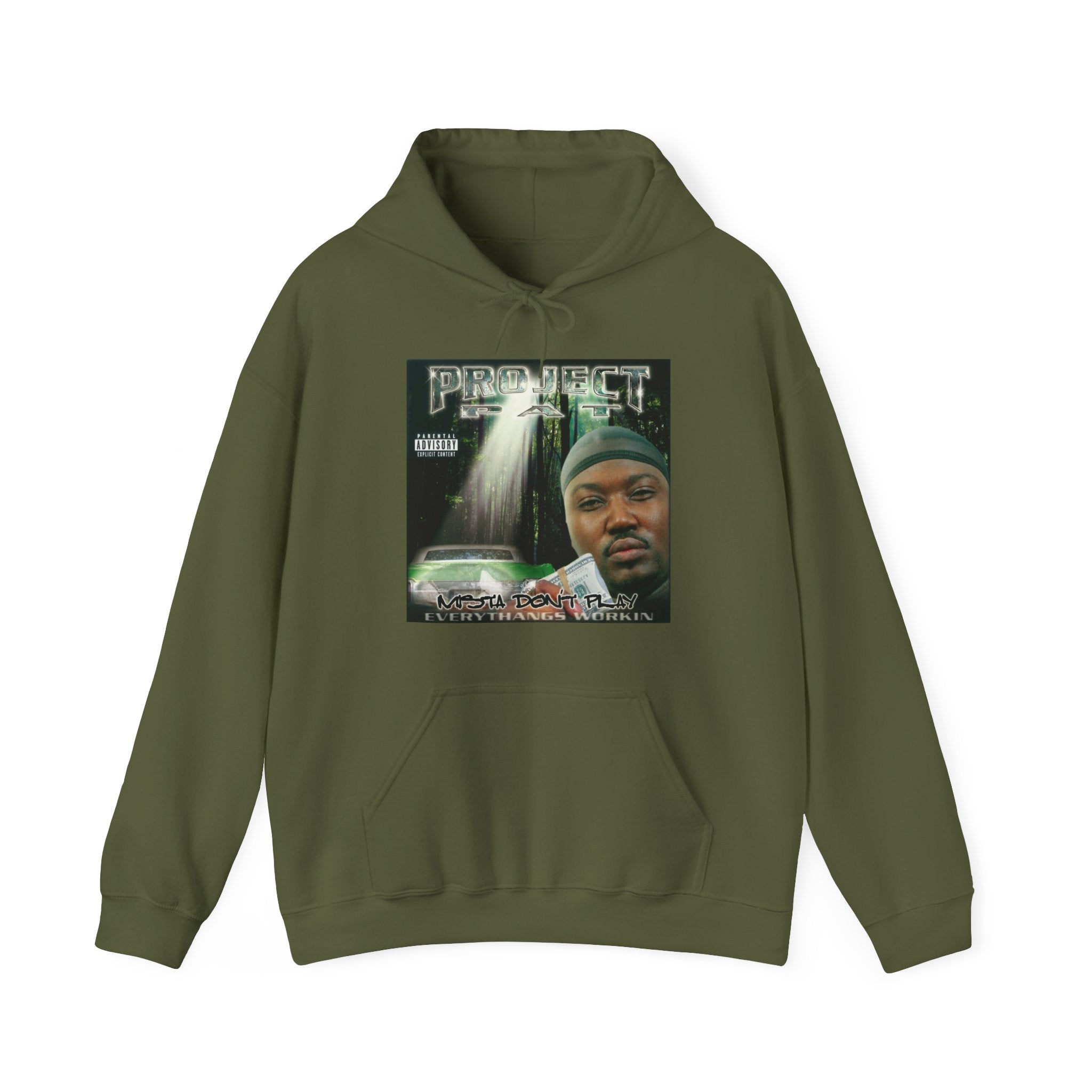 Gift for Down South Rap Fans! This Project Memphis Rap Legend: Unisex Heavy Blend™ Hip-Hop Icon Hooded Sweatshirt is a Rare and Stylish Gift - Urban Music Streetwear Tribute