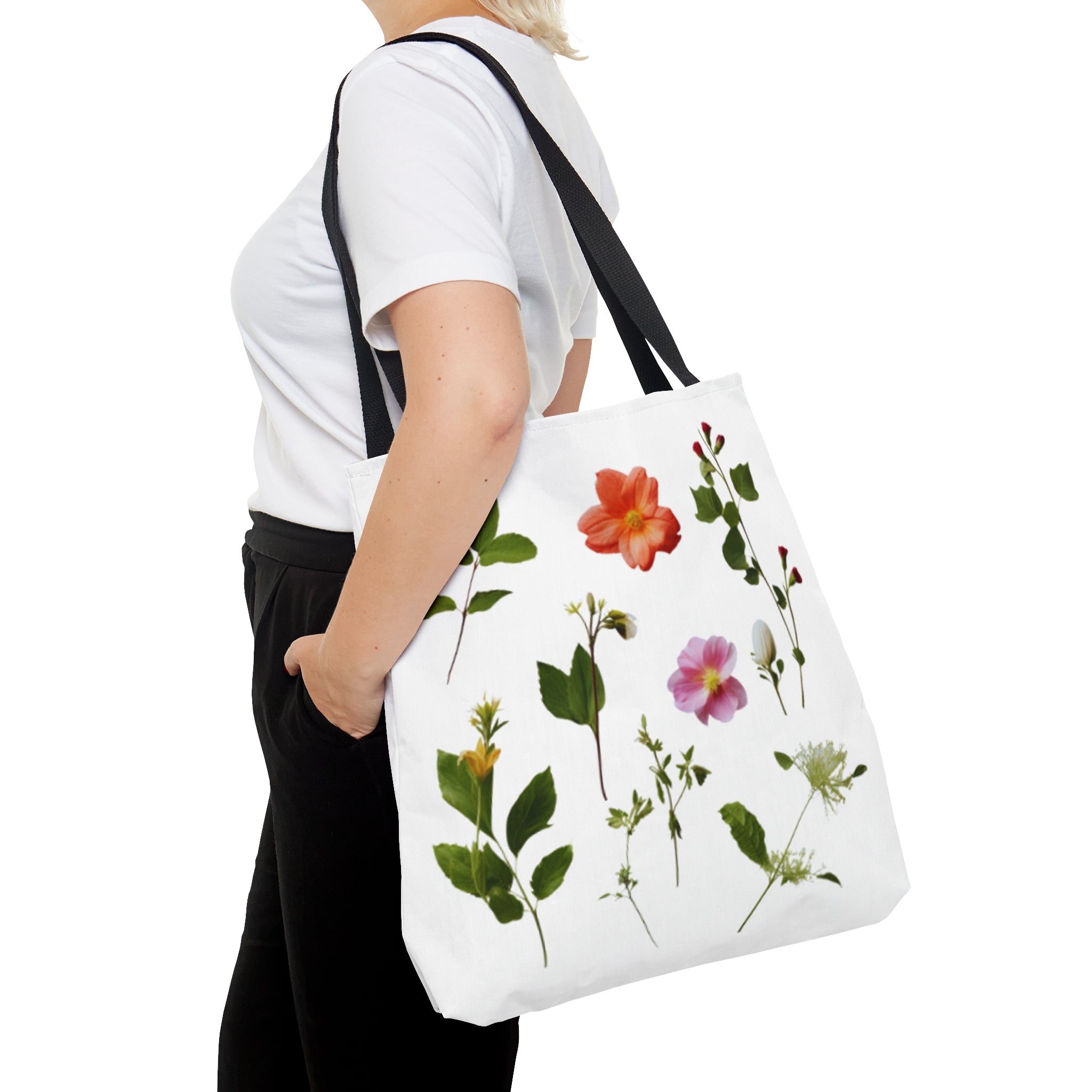 Tote Bag (AOP)- Floral Petals Perfect Gift for Flower Lovers Stylish Bag for Any Event