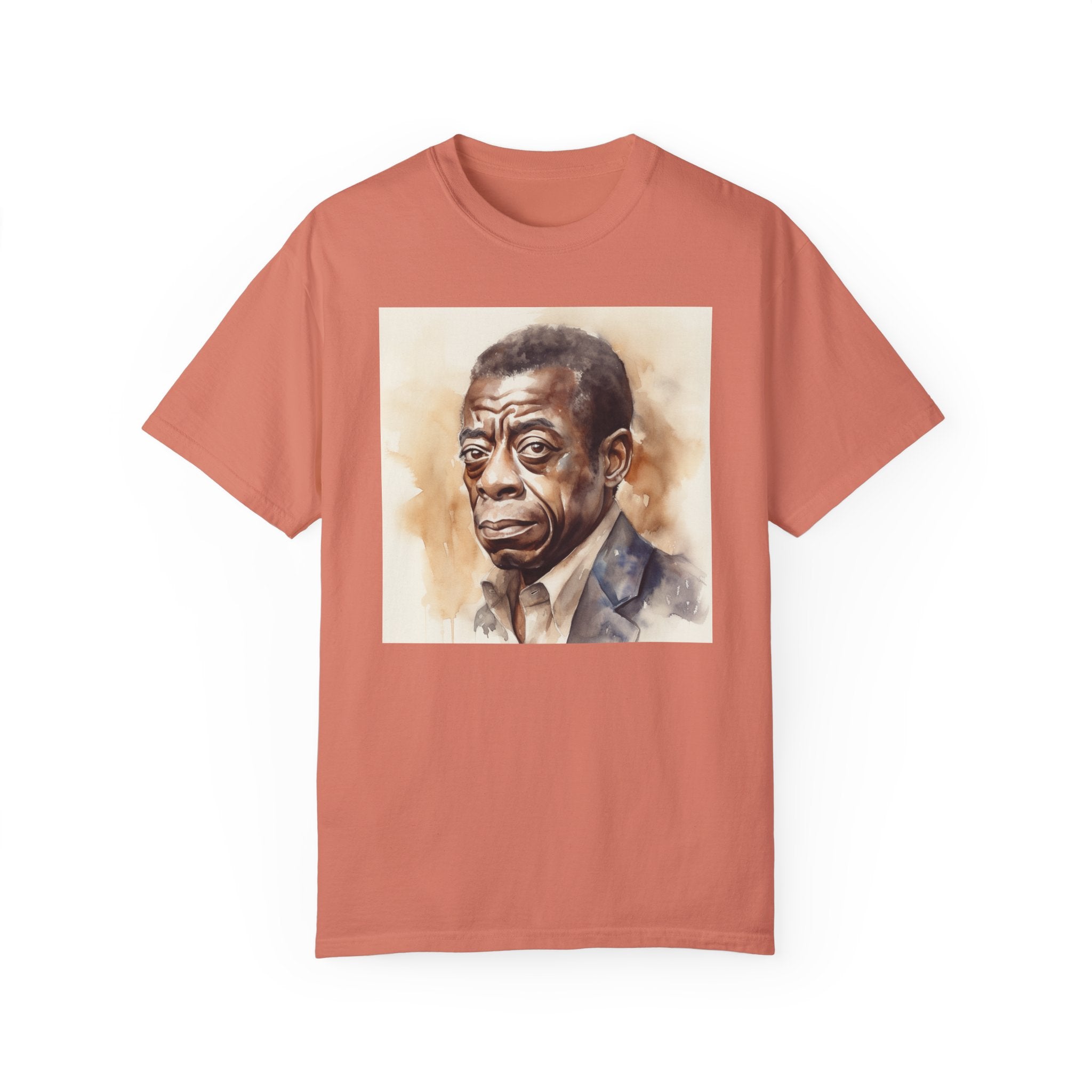 Iconic African American Pioneer Portrait Unisex Garment-Dyed T-shirt - Tribute to a Renowned Writer and Civil Rights Activist