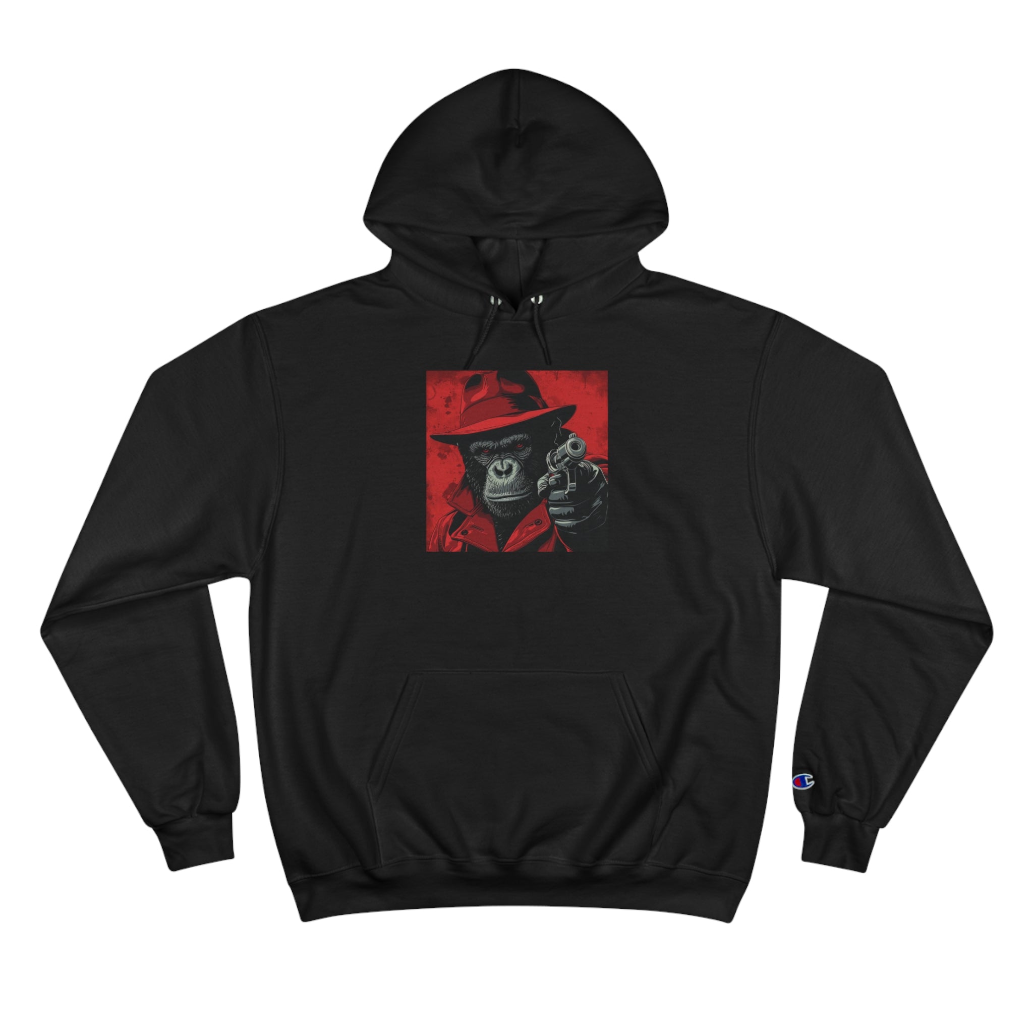 Detective Primal Style Fashion Ape Champion Hoodie - Exclusive Streetwear Essential for Bold Fashion Enthusiasts