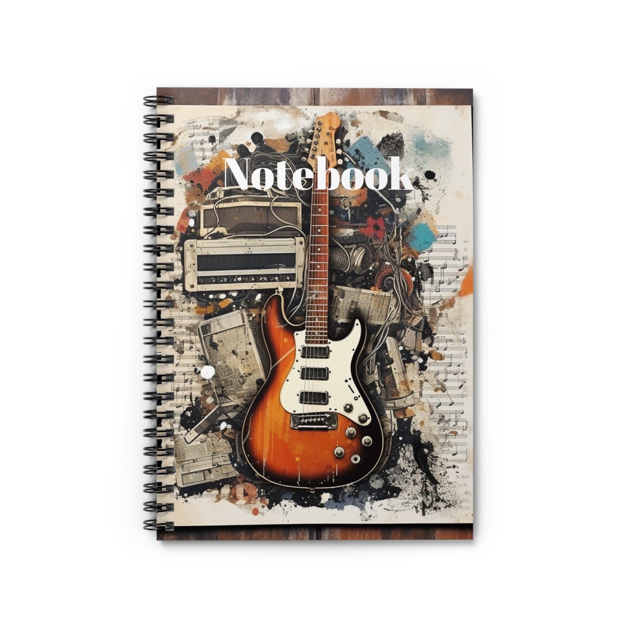 Spiral Notebook - Ruled Line--Music Dreams Gift Beautiful Colorful Art for Music Lovers and Professionals Great for Musicians