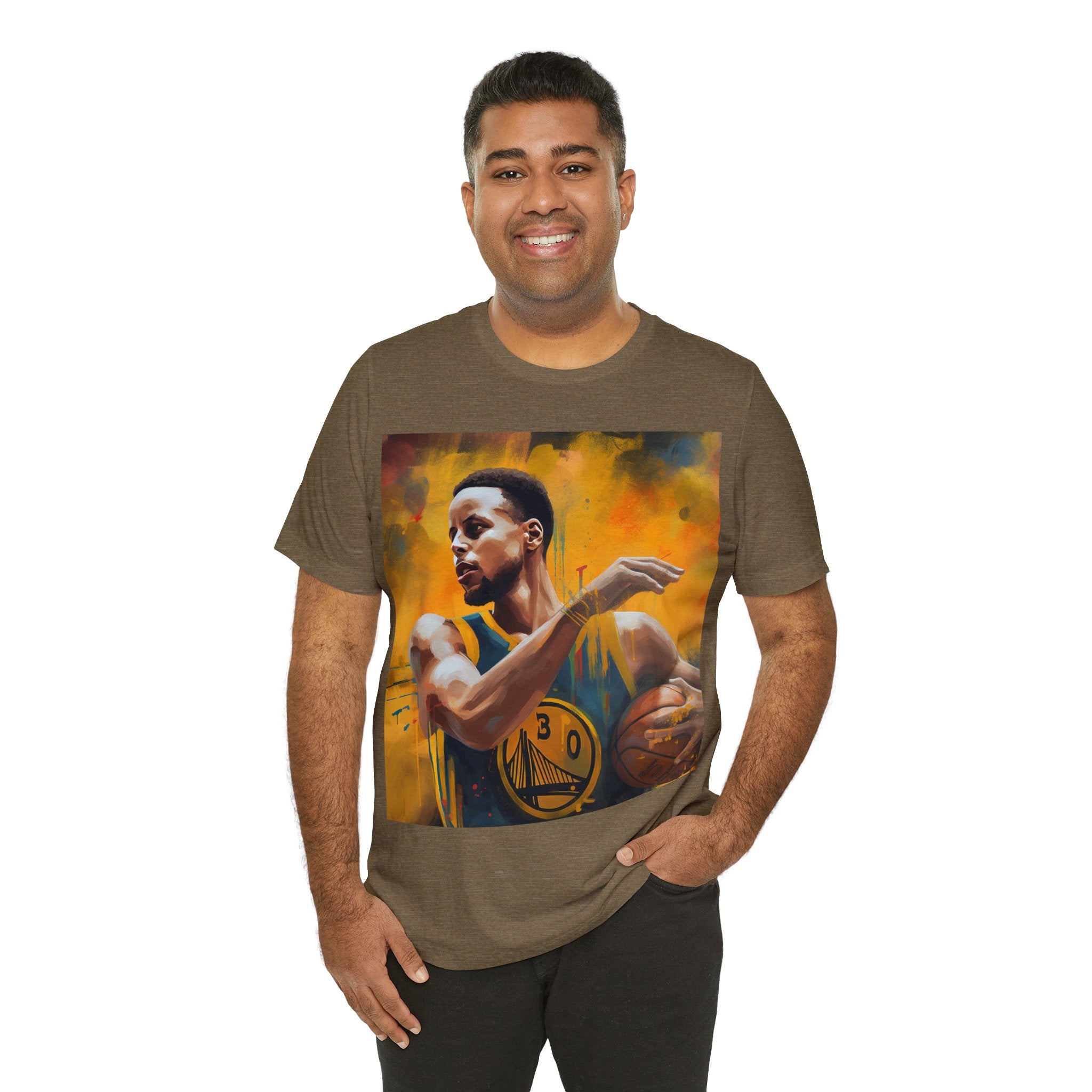 Stylish Shirt for Wear to any Event! Dynamic Basketball Athlete 3-Point Shooter Unisex Jersey Tee - Premium Sports Fan Apparel for Sports Fans and Fans of Dynamic Players