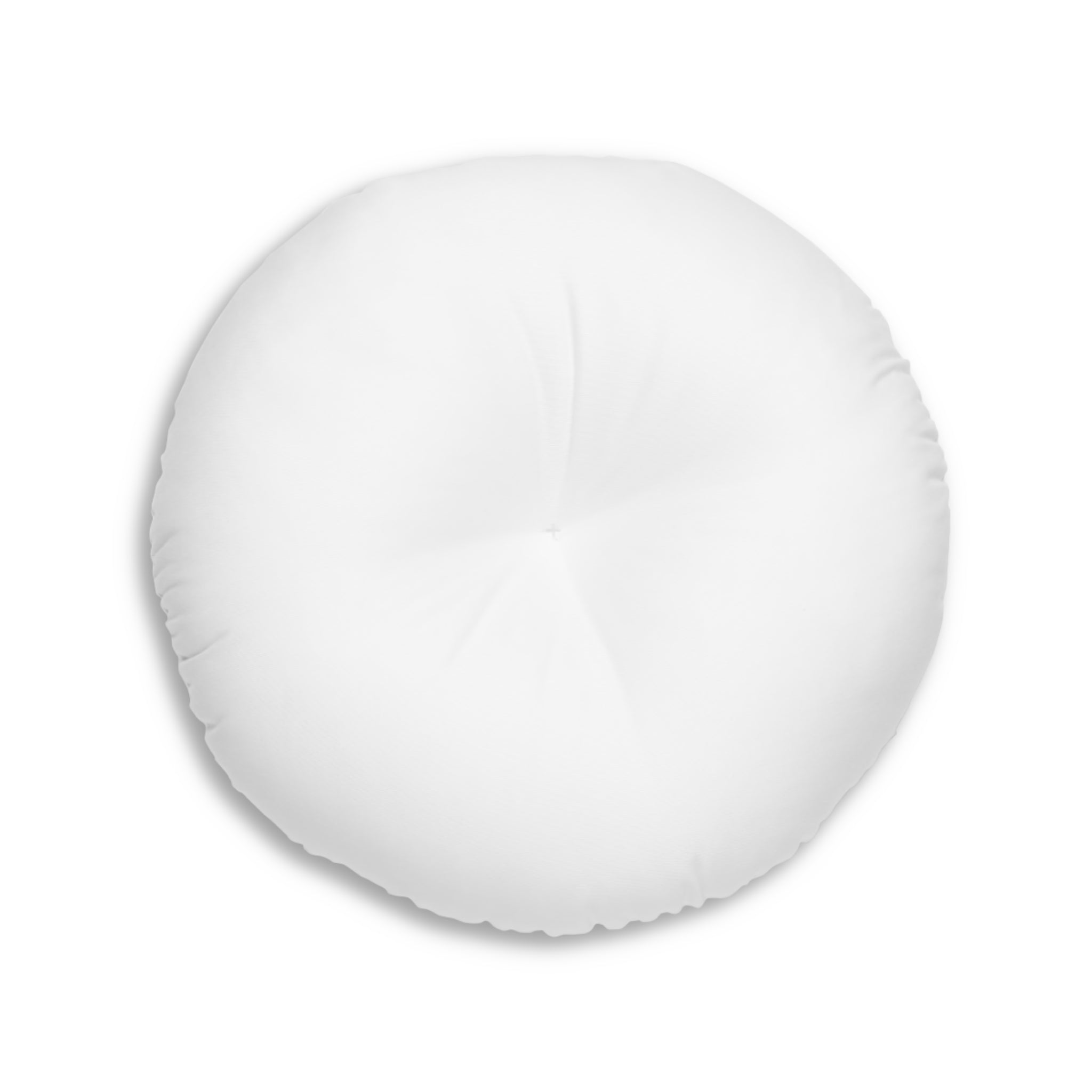 Fierce Focus: Japanese Man Determined Face Round Floor Pillow - Add Strength to Your Space