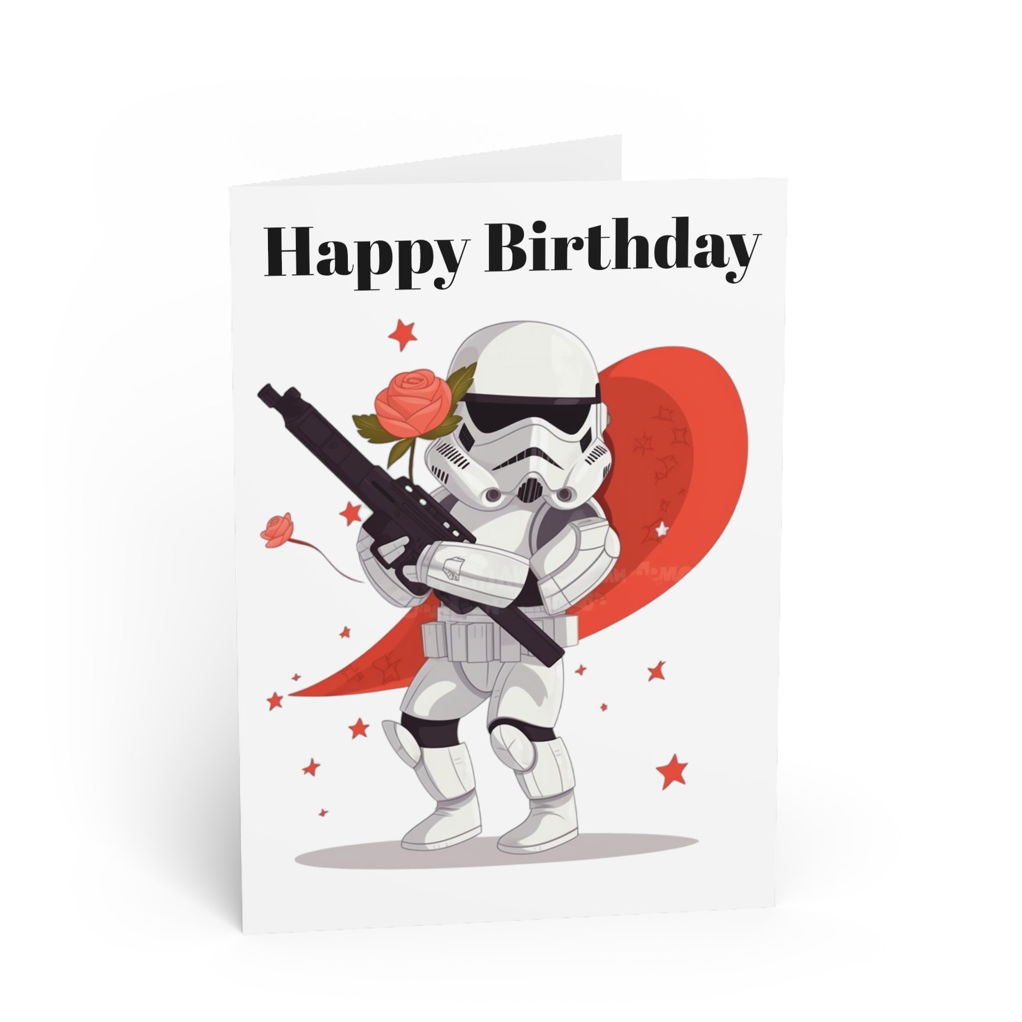 Sci-Fi Fan Galaxy Trooper Birthday Card