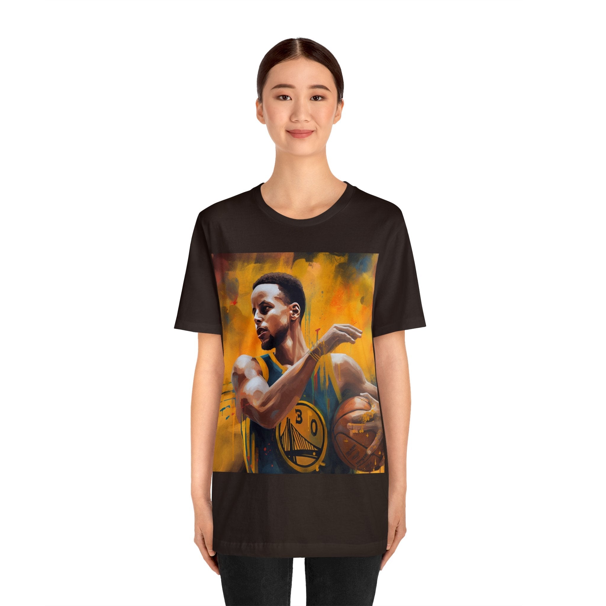 Support Your Warrior From the Golden State!  Wear to any Event! Dynamic Basketball Athlete 3-Point Shooter Unisex Jersey Tee - Premium Sports Fan Apparel for Sports Fans and Fans of Dynamic Players