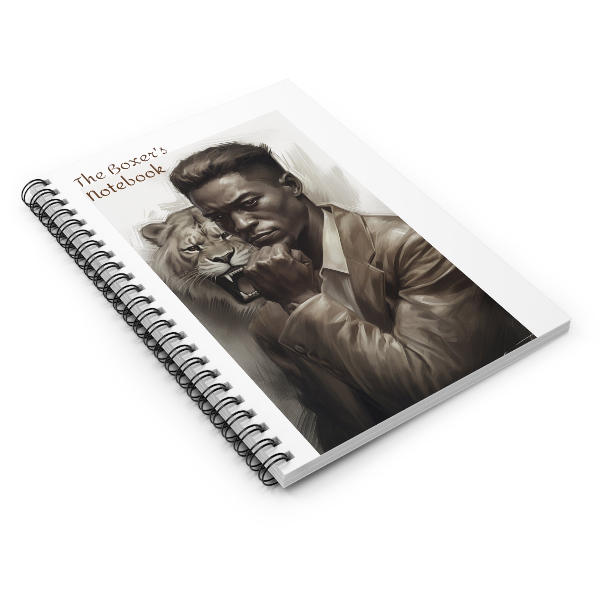 Spiral Notebook with Ruled Lines: Exclusive Boxers Notebook | Professional Artistry | Durable and Stylish