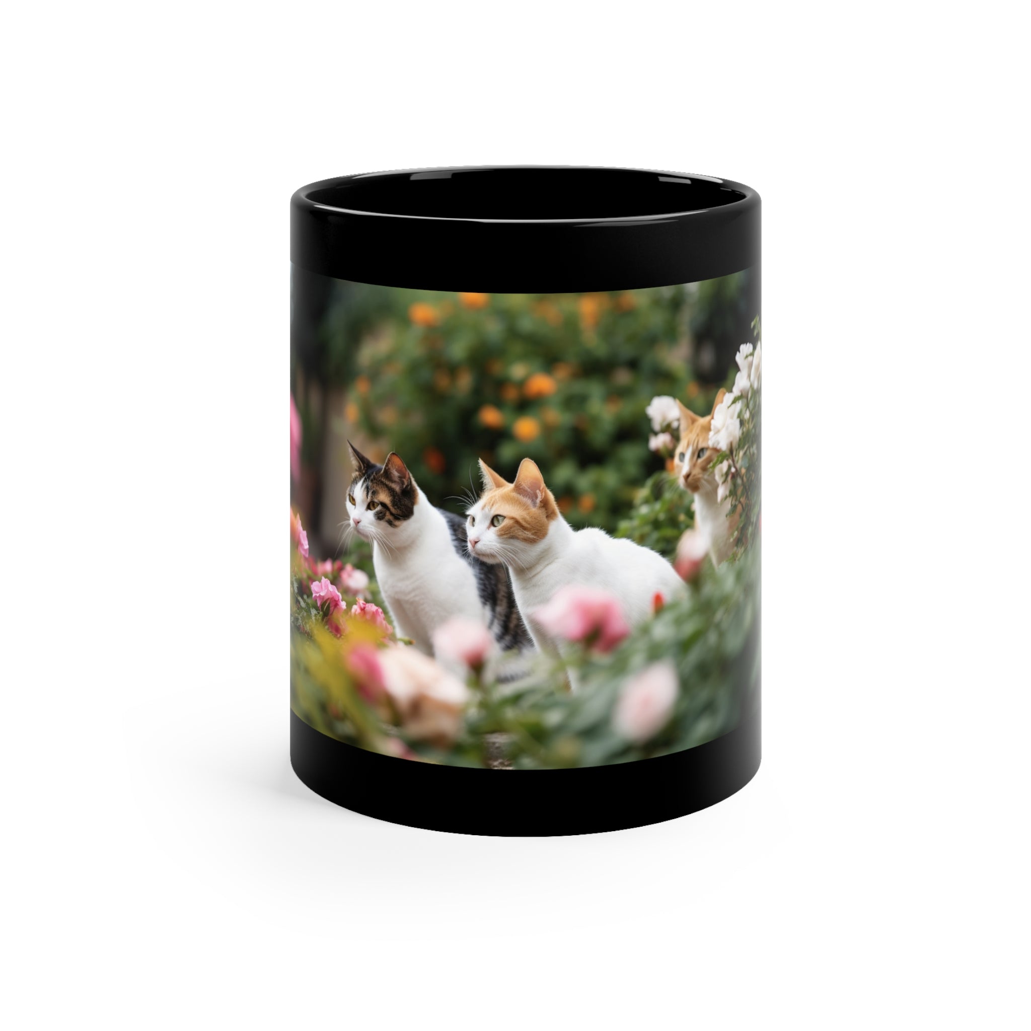Beautiful Garden Party Animals, and Floral accent, Coffee Mug Gift Video for "Cawfee" drinkers and Starbucks Lovers