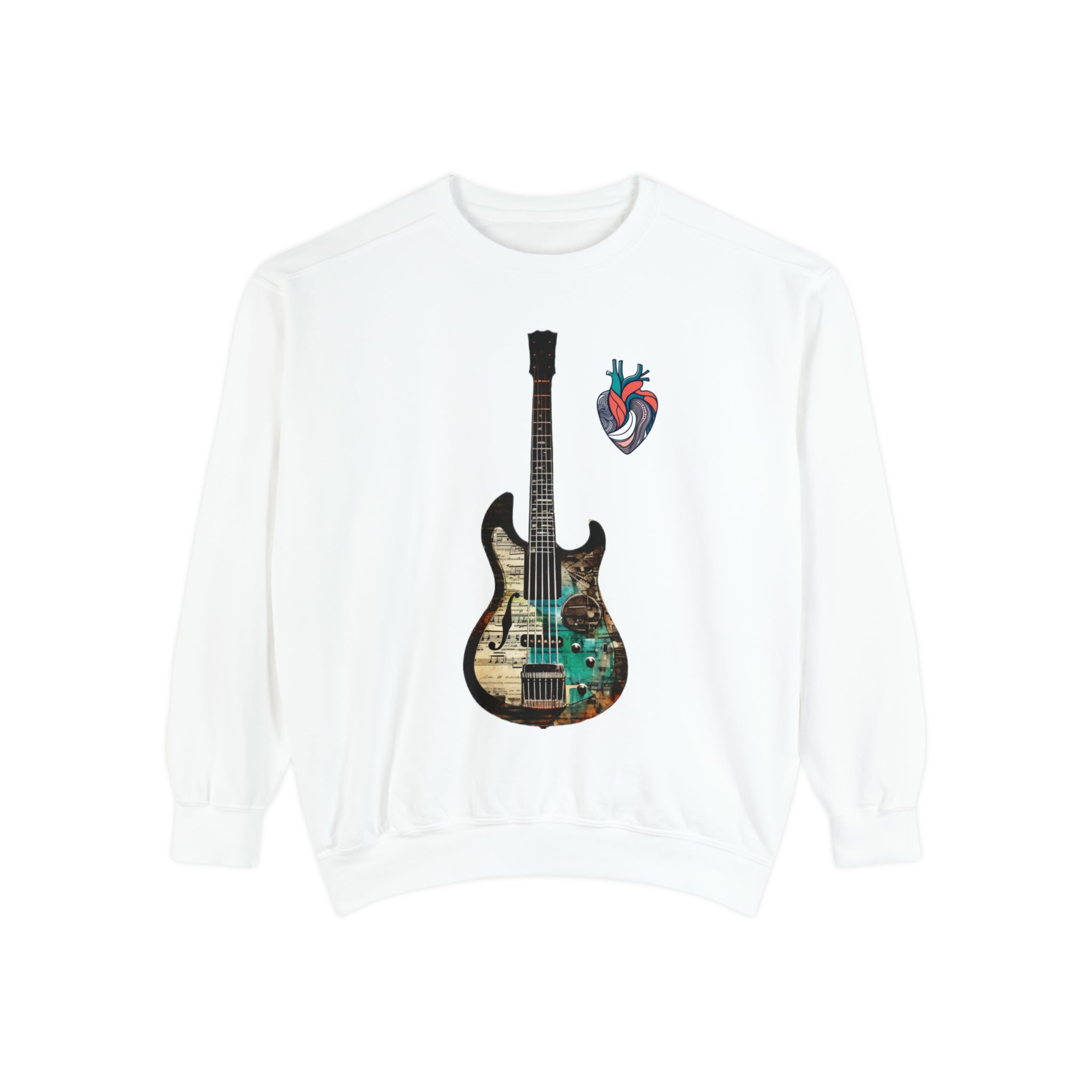 Women's Garment-Dyed Sweatshirt Dive into the Symphony: Music Anatomy Unveiled! Shirt for professional Art Lovers