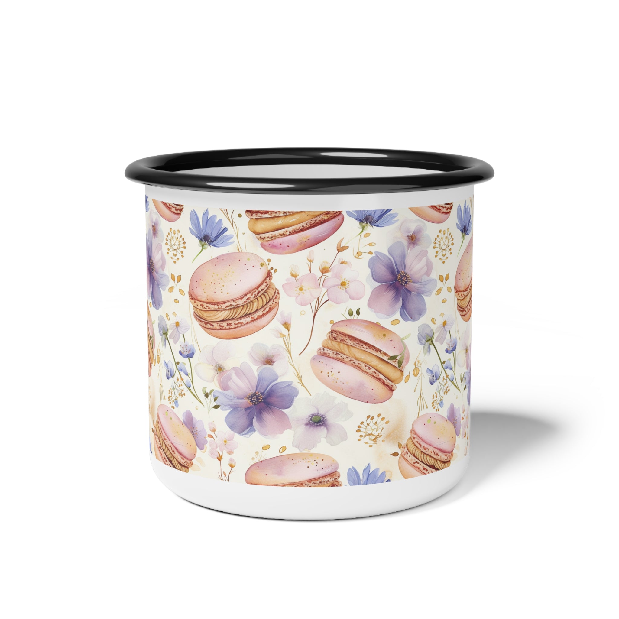 Colorful Enamel Cup for Foodies and Baking Enthusiasts