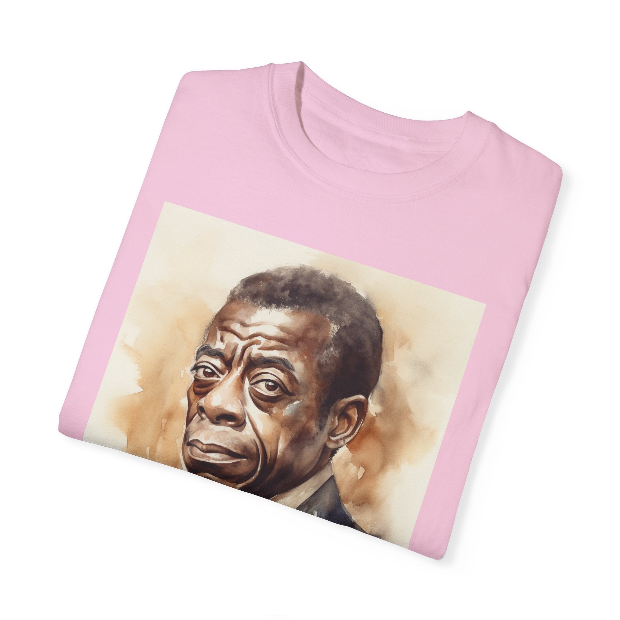 Iconic African American Pioneer Portrait Unisex Garment-Dyed T-shirt - Tribute to a Renowned Writer and Civil Rights Activist