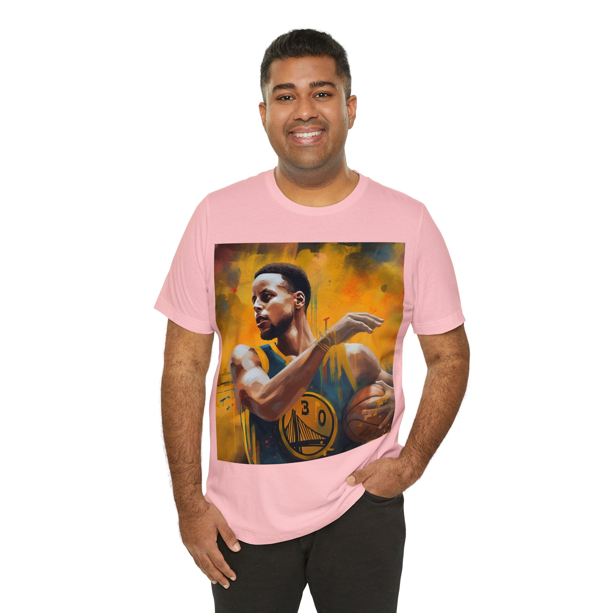 Stylish Shirt for Wear to any Event! Dynamic Basketball Athlete 3-Point Shooter Unisex Jersey Tee - Premium Sports Fan Apparel for Sports Fans and Fans of Dynamic Players