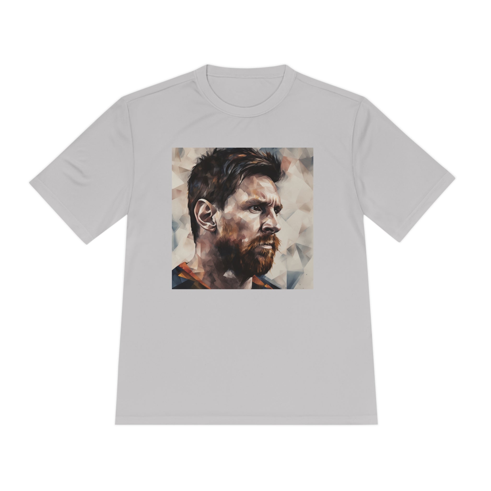 Watercolor Masterpiece: Unisex Moisture Wicking Tee - Dynamic Soccer Artistry Meets Performance Wear Gift for Footballer Fans Won't find anywhere else