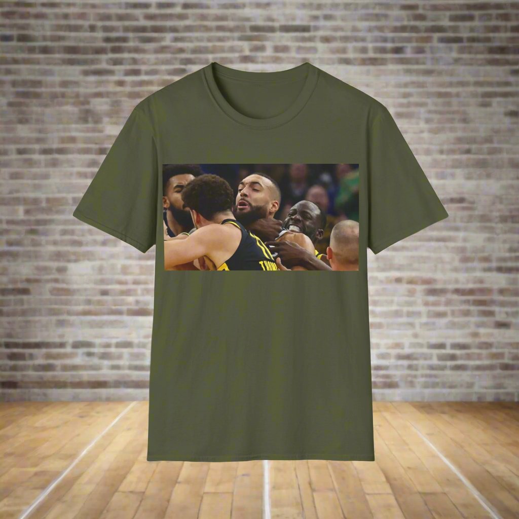 Warrior Hold Funny Basketball T-Shirt | Gift for Athletes | On-Court Fight Theme | Birthday Gift for Father & Basketball Players