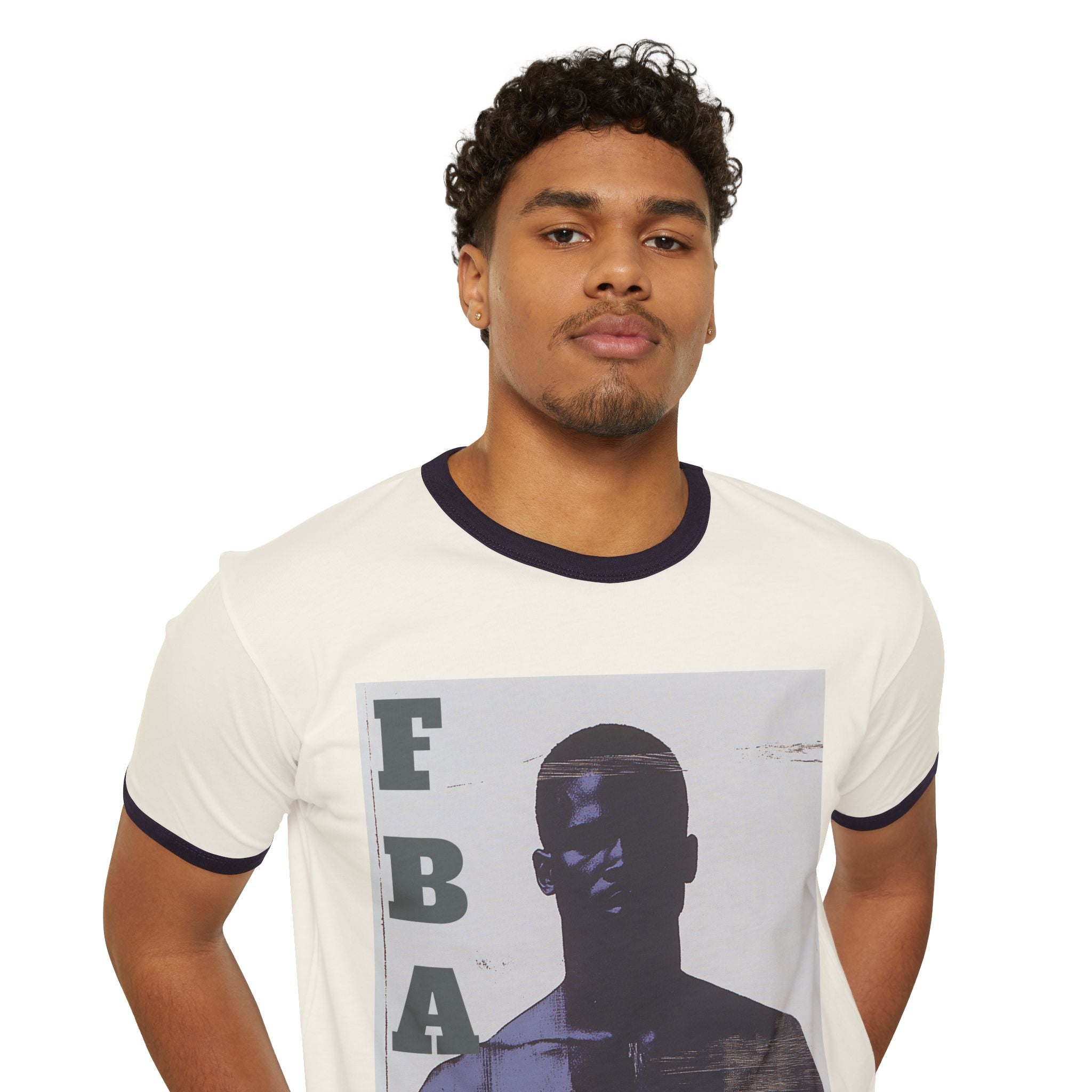 Heritage in Style: FBA Pride Unisex Cotton Ringer T-Shirt - Celebrate Black American Legacy