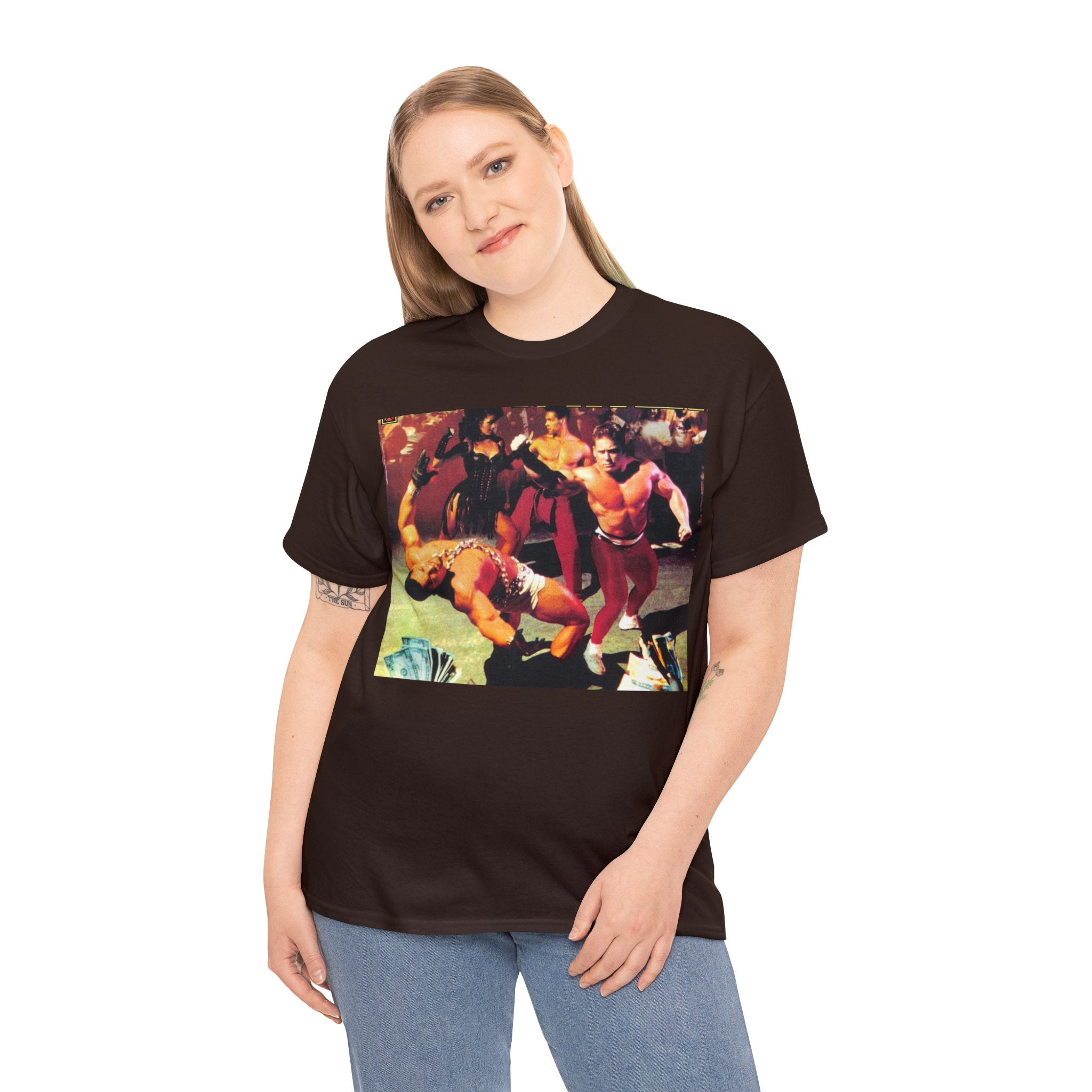 🕹️ Pitfighter Arcade Game Retro Shirt Unisex Heavy Cotton Tee - Nostalgic Vintage Gaming Apparel for Arcade Enthusiasts