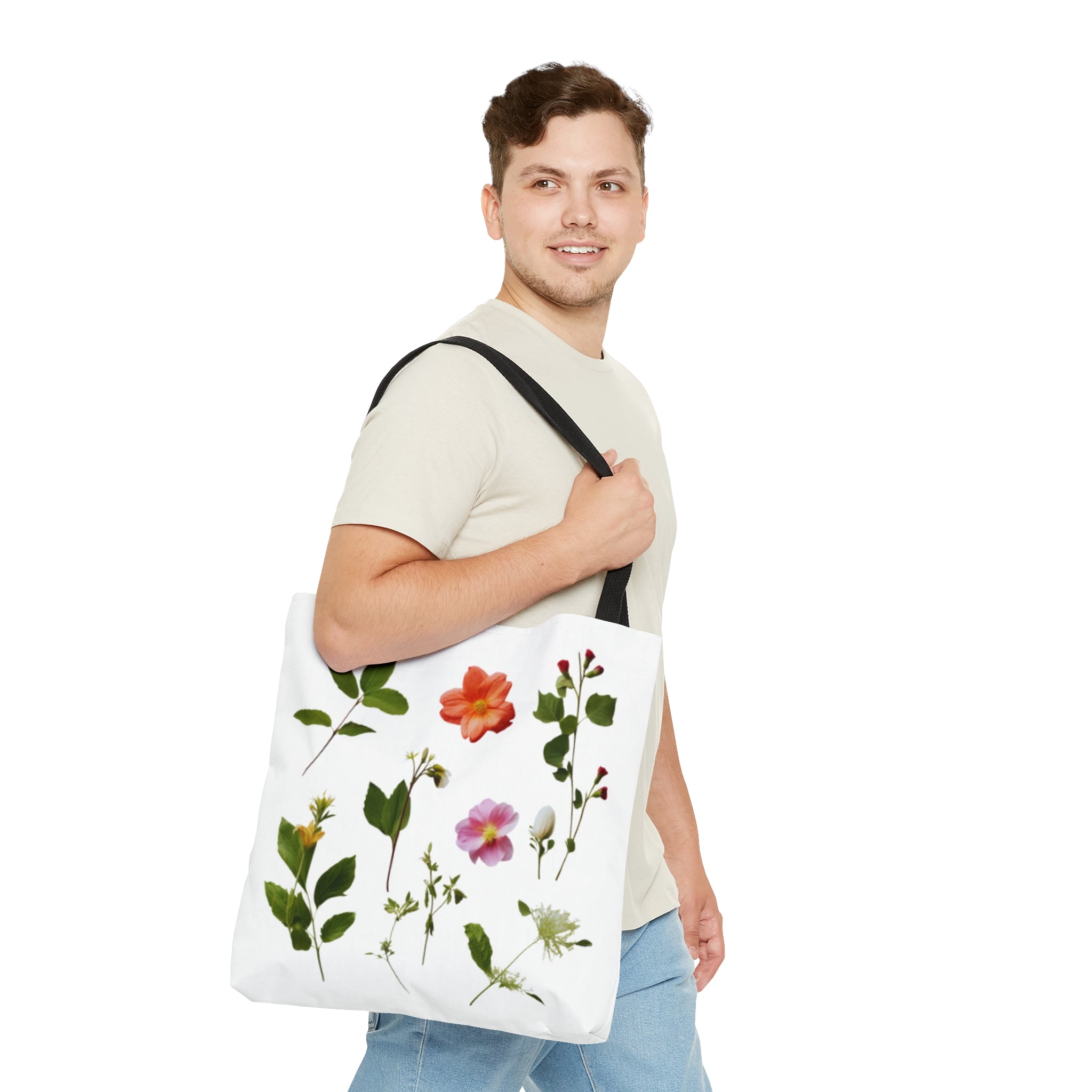 Tote Bag (AOP)- Floral Petals Perfect Gift for Flower Lovers Stylish Bag for Any Event