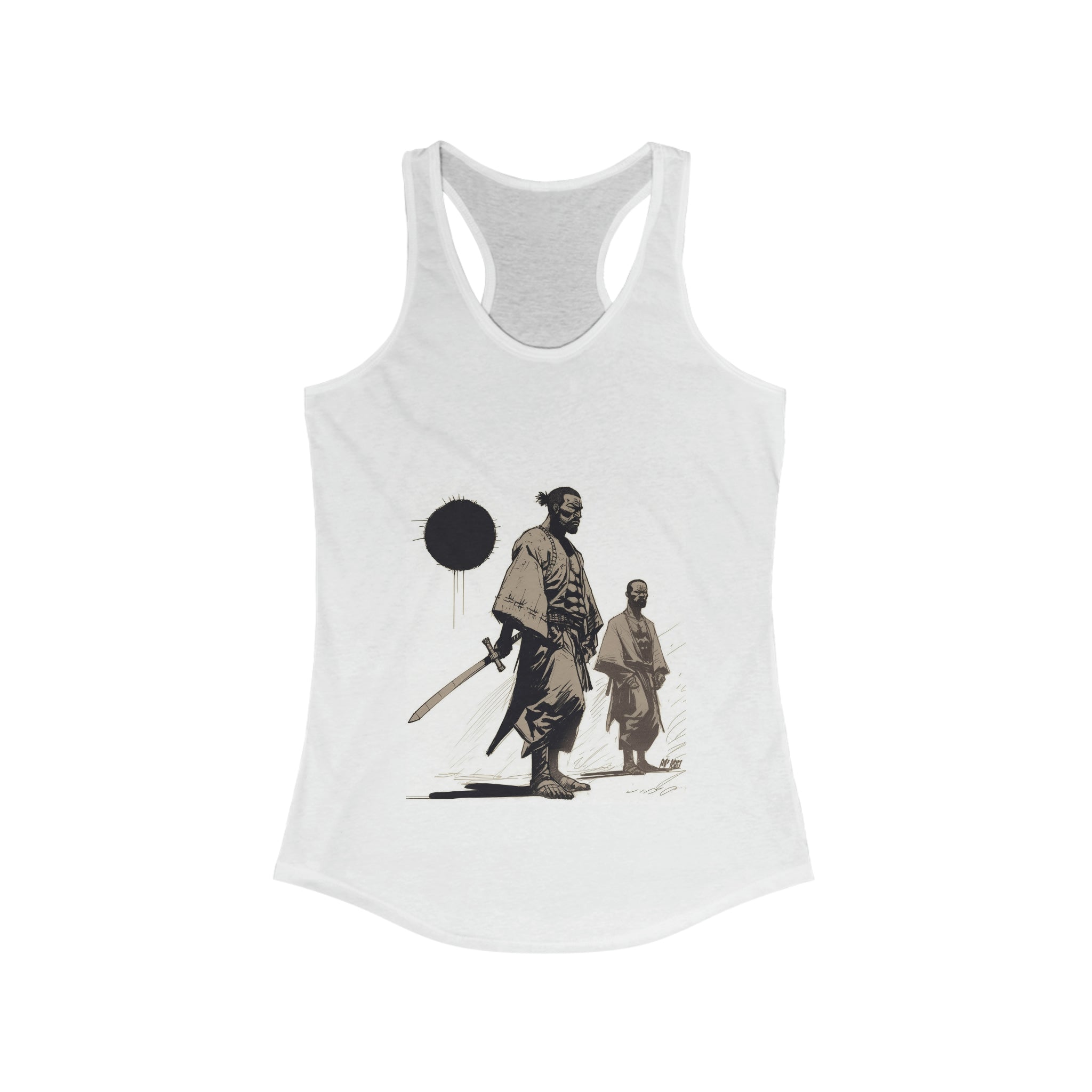 Women's Ideal Racerback Tank--Way of the Warrior Tank Top Great for Samurai Enthusiasts I deal for Anime Fans