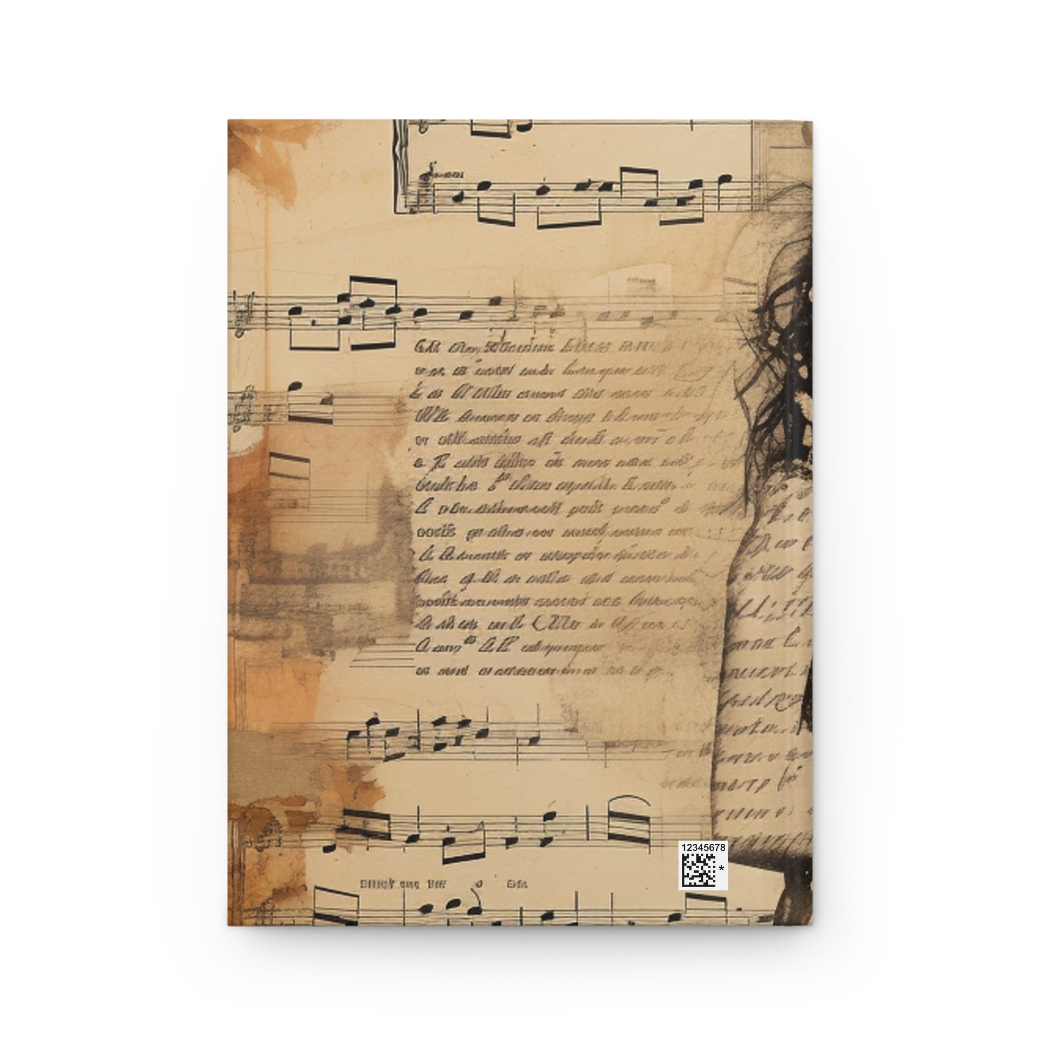 Hardcover Journal Matte--Rocker Collage For Music Lovers Gift for Music Lovers