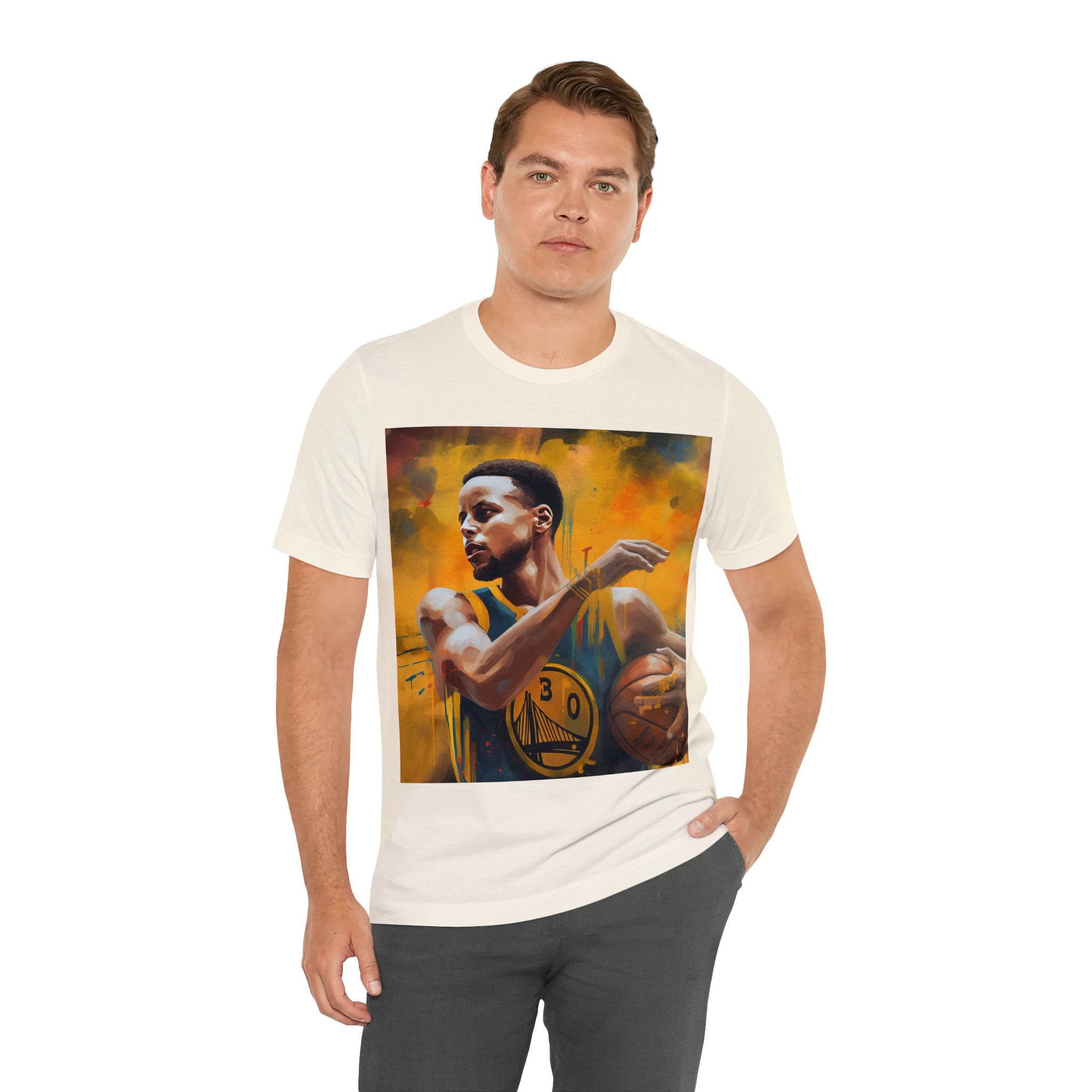 Stylish Shirt for Wear to any Event! Dynamic Basketball Athlete 3-Point Shooter Unisex Jersey Tee - Premium Sports Fan Apparel for Sports Fans and Fans of Dynamic Players