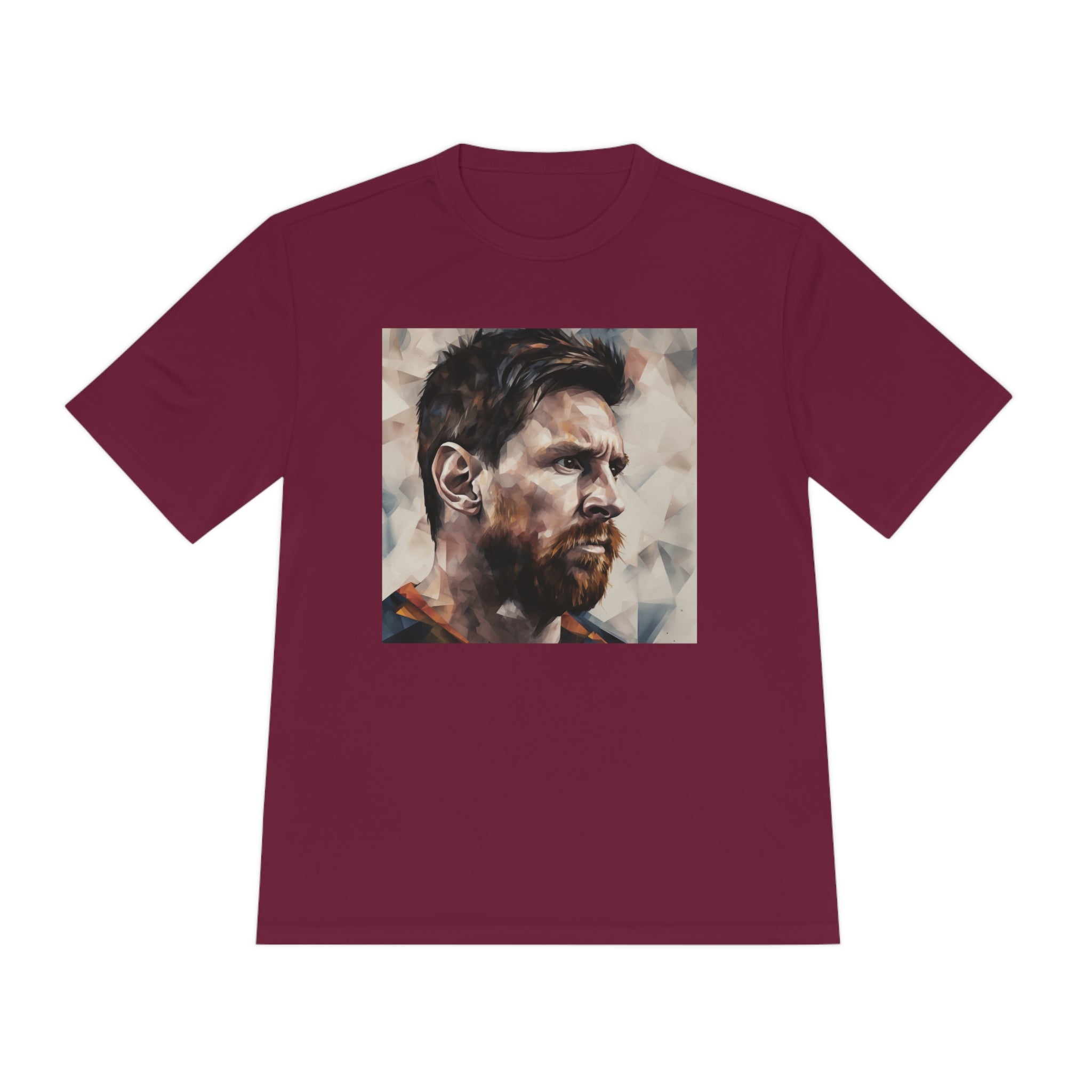 Watercolor Masterpiece: Unisex Moisture Wicking Tee - Dynamic Soccer Artistry Meets Performance Wear Gift for Footballer Fans Won't find anywhere else