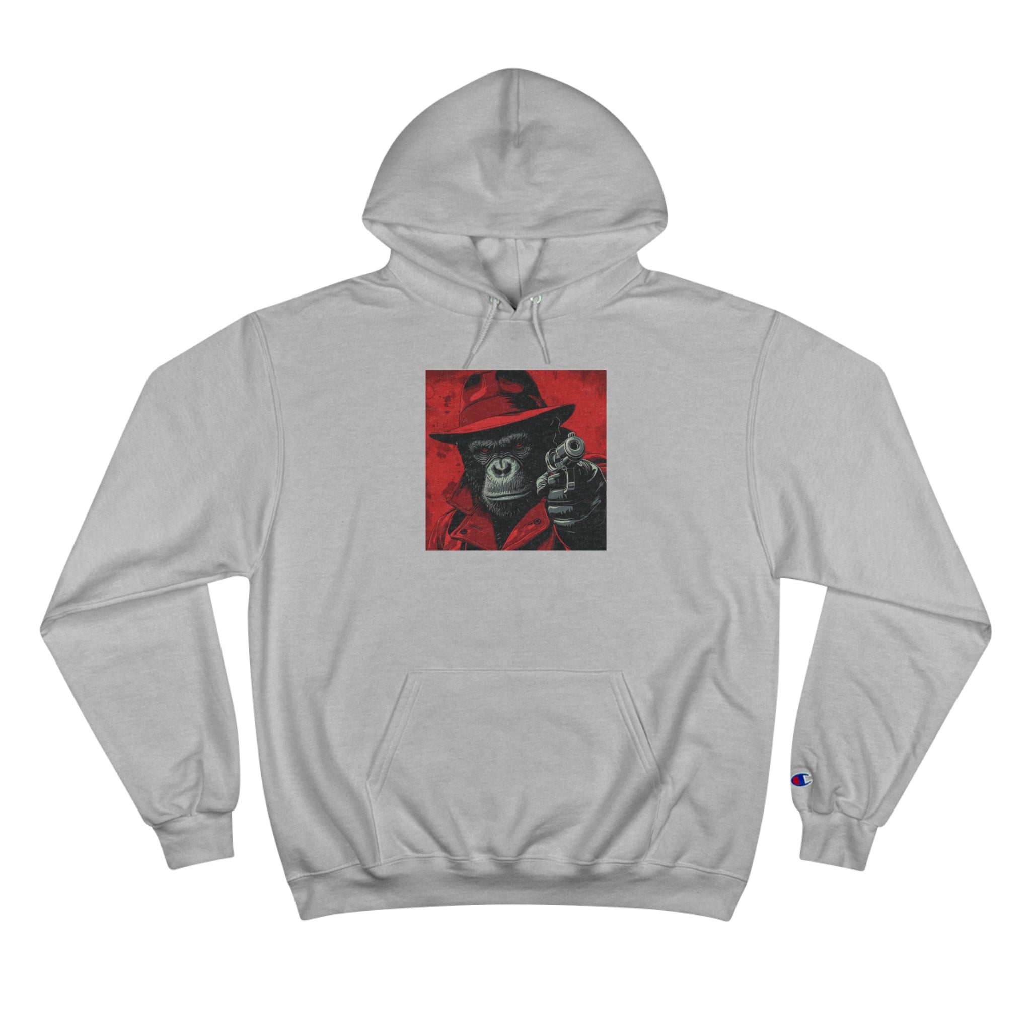 Detective Primal Style Fashion Ape Champion Hoodie - Exclusive Streetwear Essential for Bold Fashion Enthusiasts