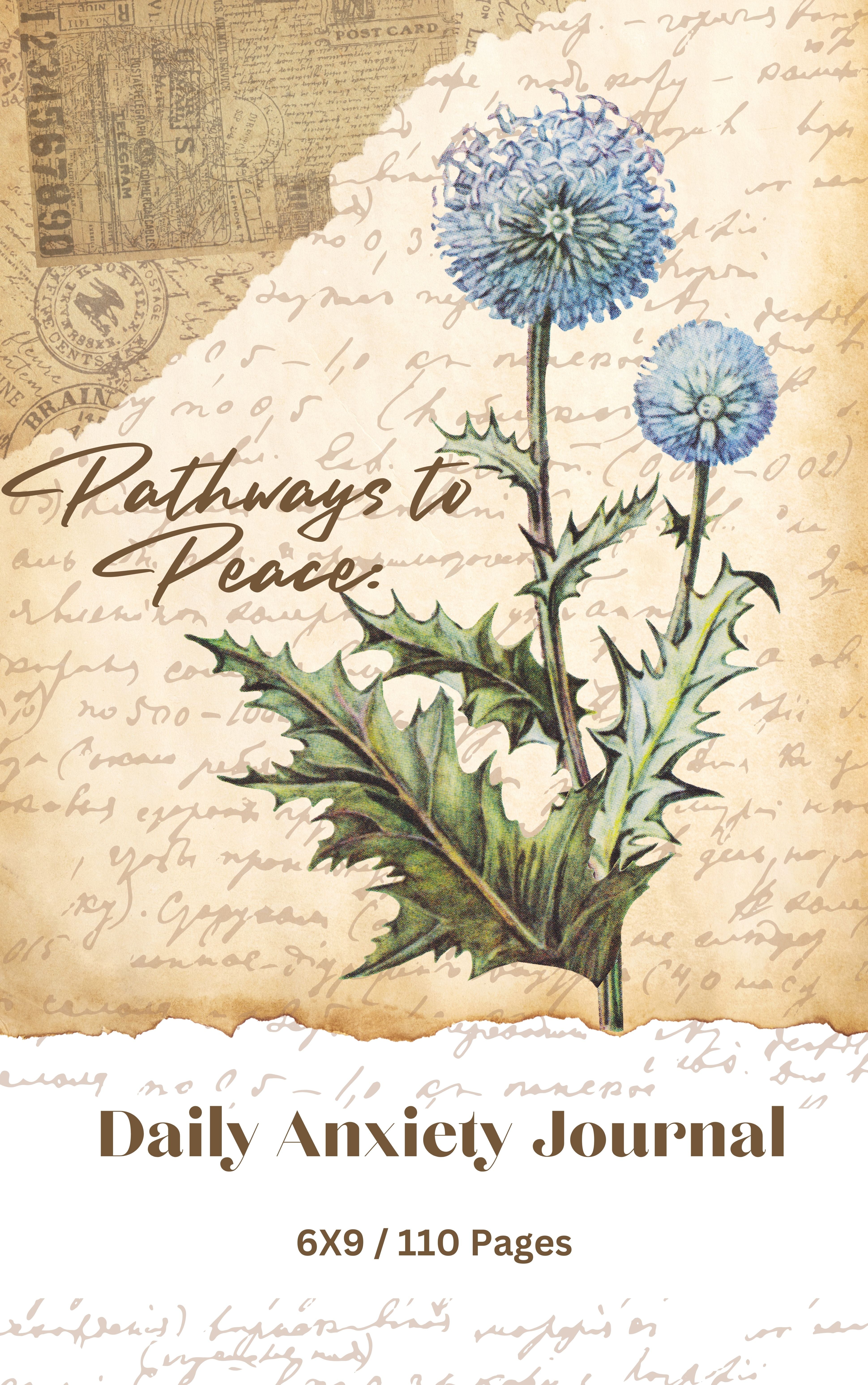 🌿 Pathways to Peace: Daily Anxiety Journal - Navigate & Soothe Your Mind's Landscape 🌟