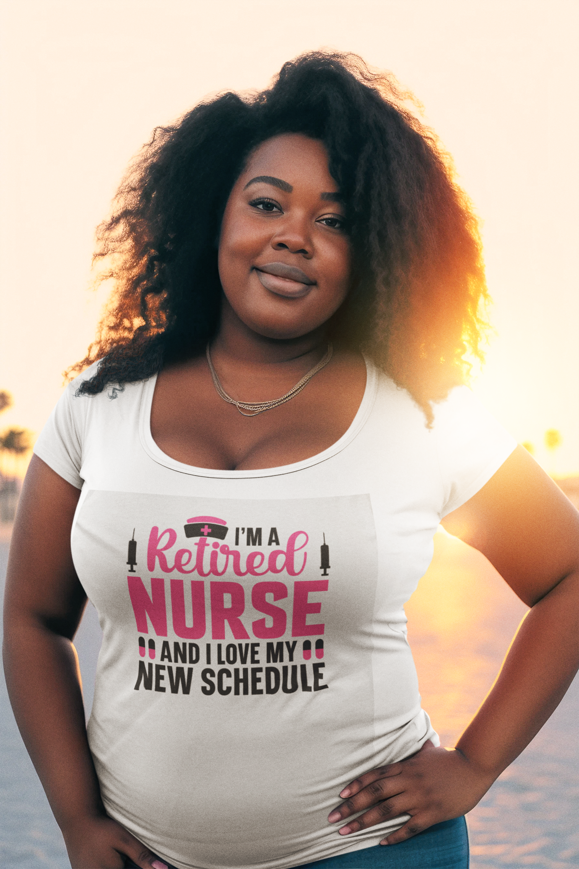 Give to the Special Nurse in Your Life! Celebrate Your Nursing Legacy with the 'I’m A Retired Nurse' Unisex Jersey Short Sleeve V-Neck Tee - Perfect Gift for Retired Nurses