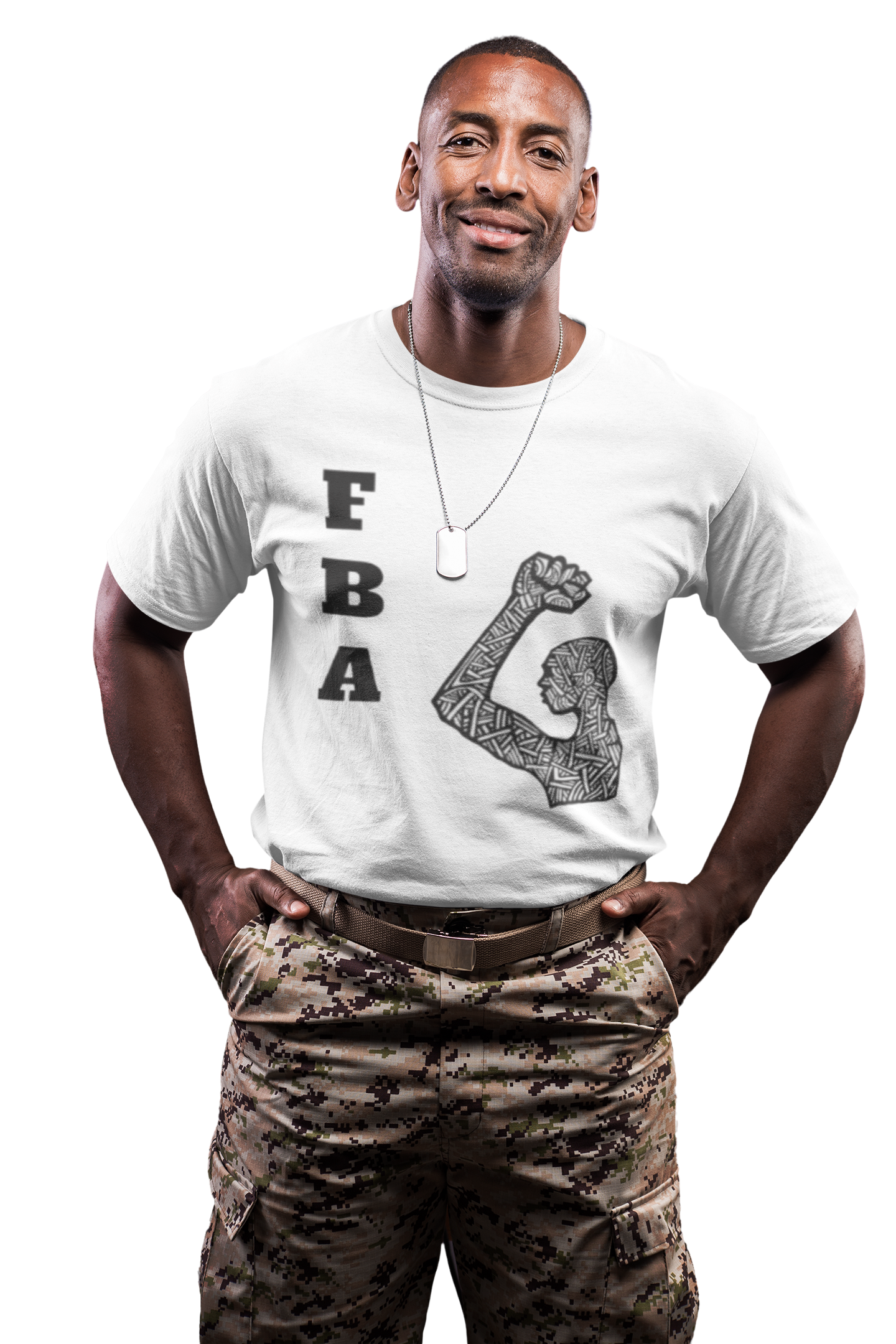 The image features a classic unisex cotton ringer t-shirt with bold "FBA Pride" text prominently displayed on the front. The shirt is designed with contrasting trim on the collar and sleeves, adding a stylish retro touch. The high-quality cotton fabric ensures a comfortable fit, making it perfect for showcasing your heritage proudly.