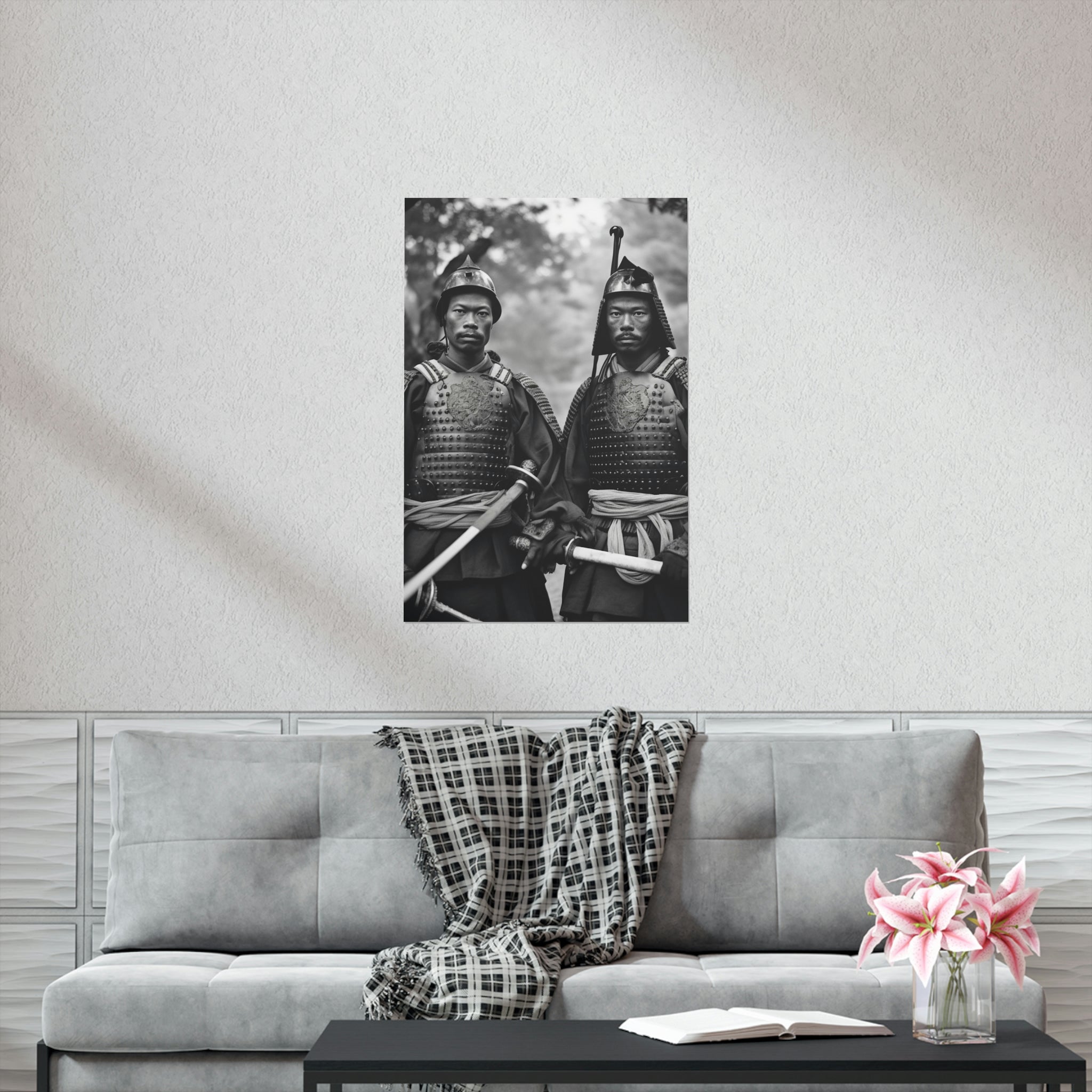 Premium Matte Vertical Posters; "African Samurai of the Past"