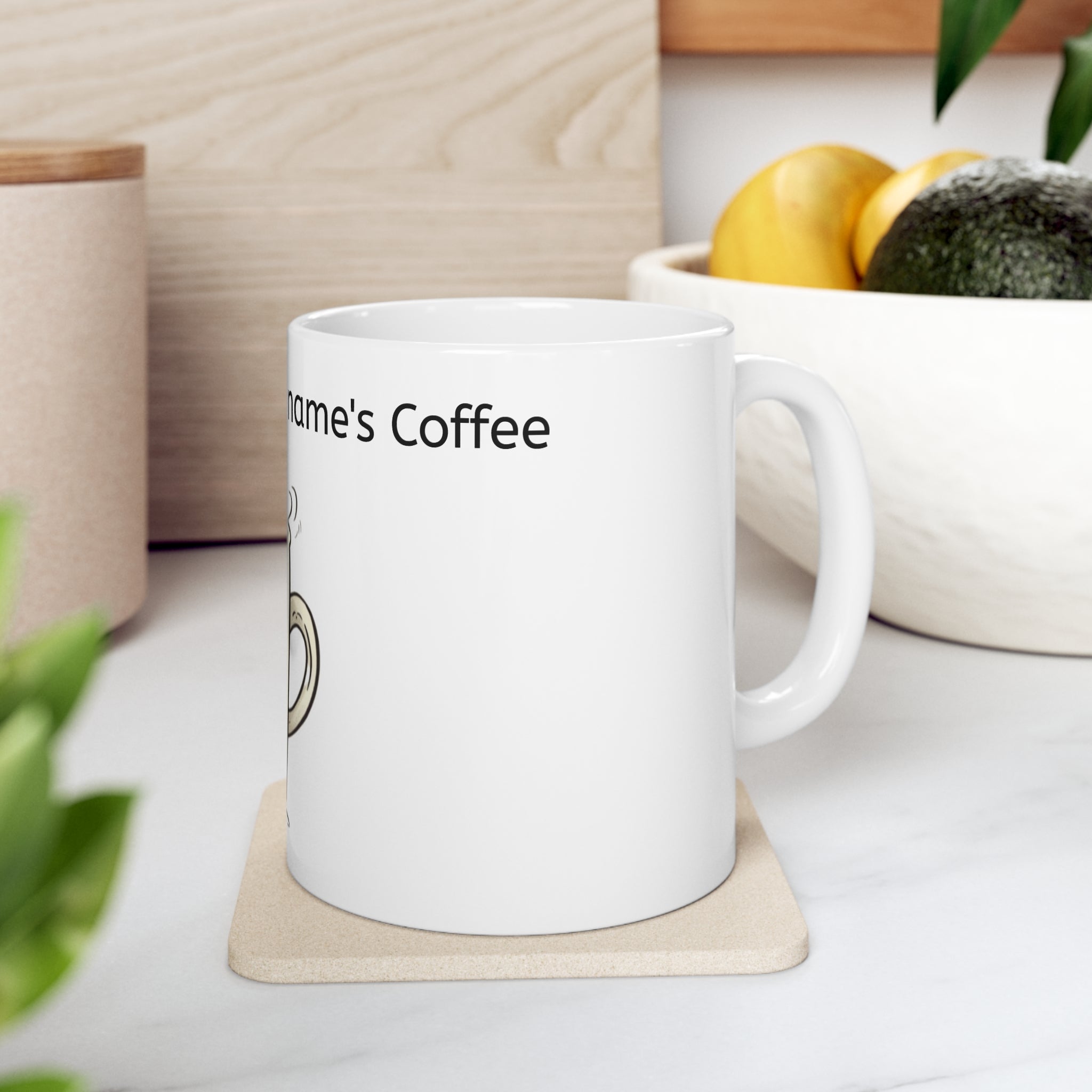 John's Ceramic Mug 11oz-- "John What's his name's" Ceramic mug, Coffee mug, 11oz mug, Stylish design, Coffee, Office Gift