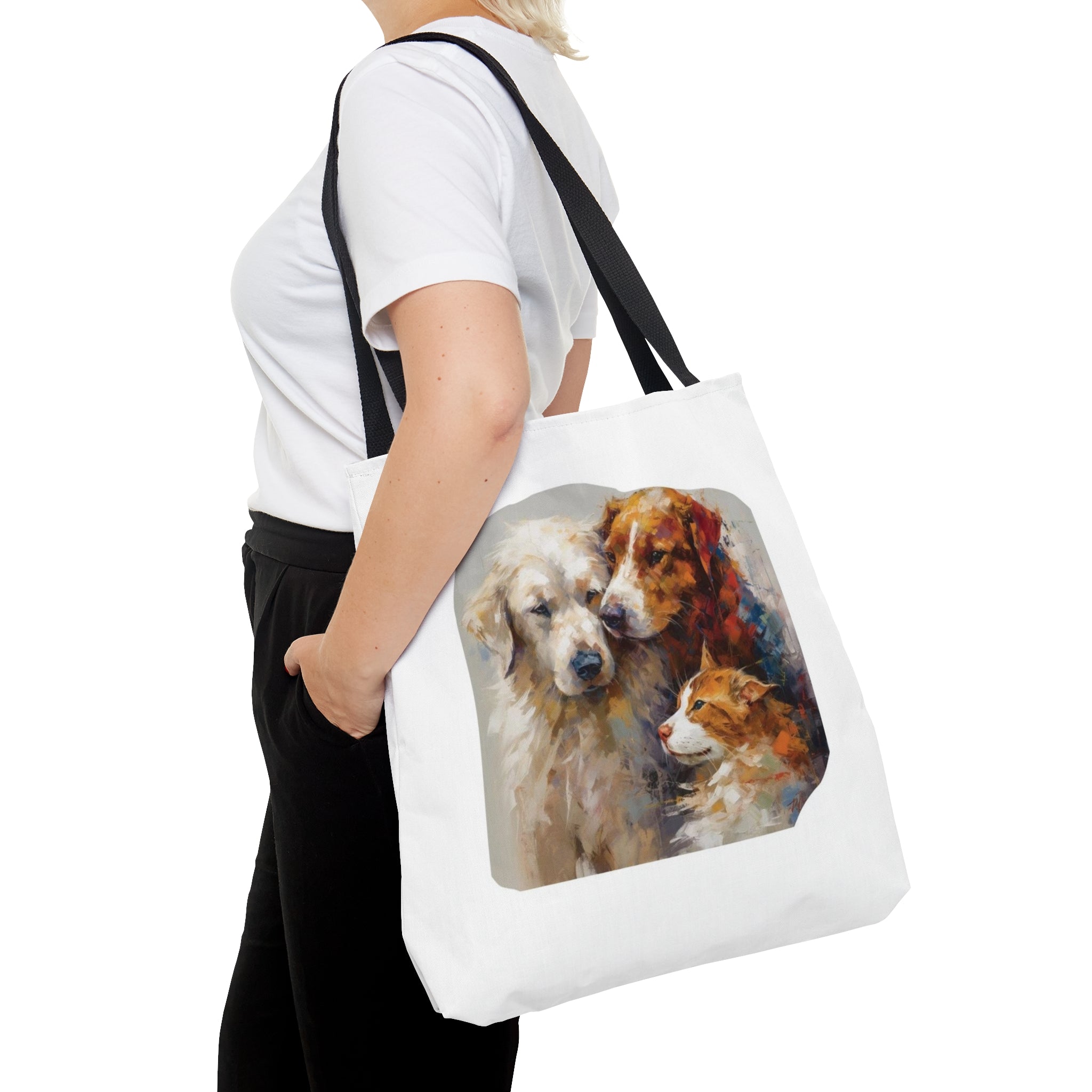 Tote Bag (AOP) "Three Friends"