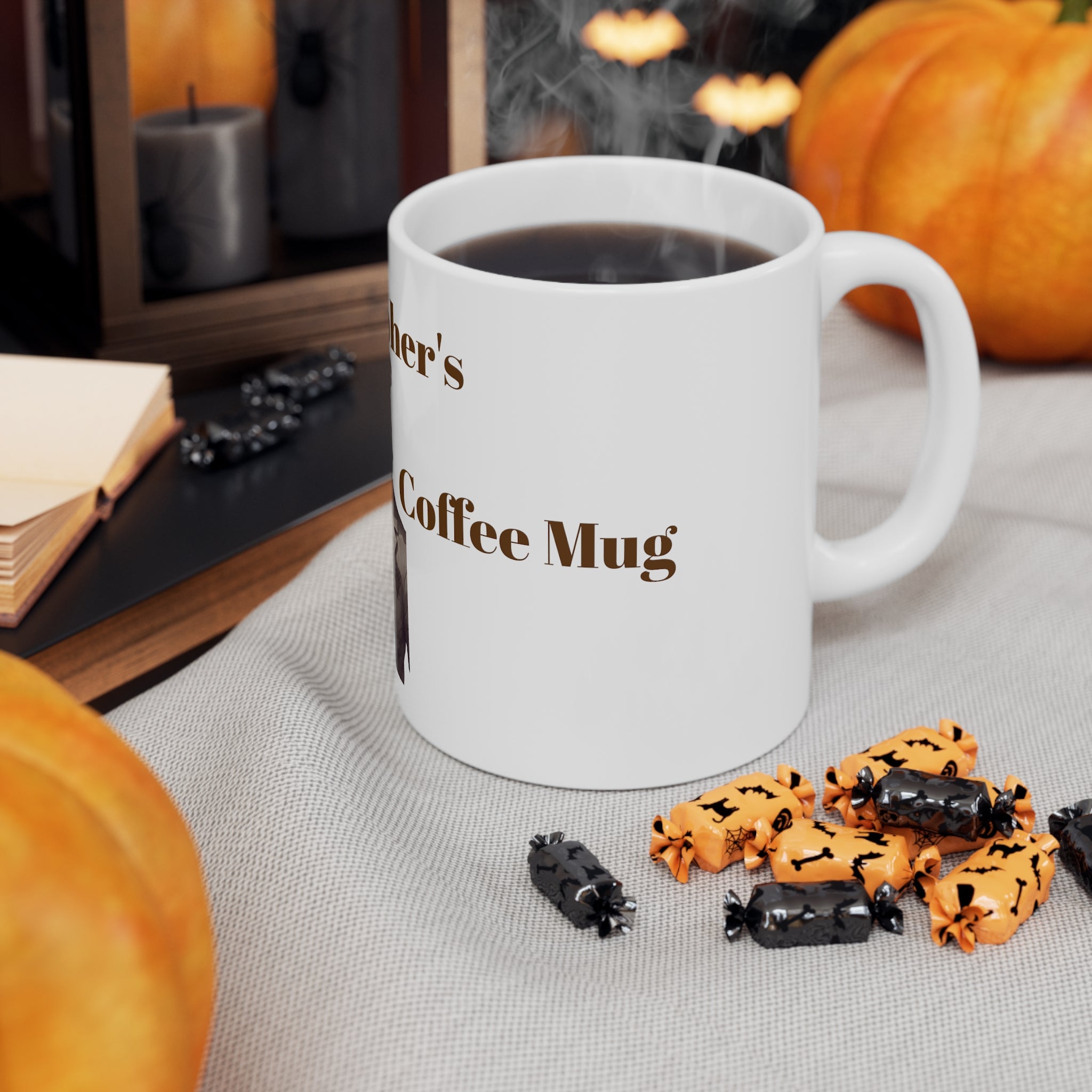 Christopher's Coffee Mug 11oz - Tiger in CEO Suit - Unique Ceramic Gift for Office