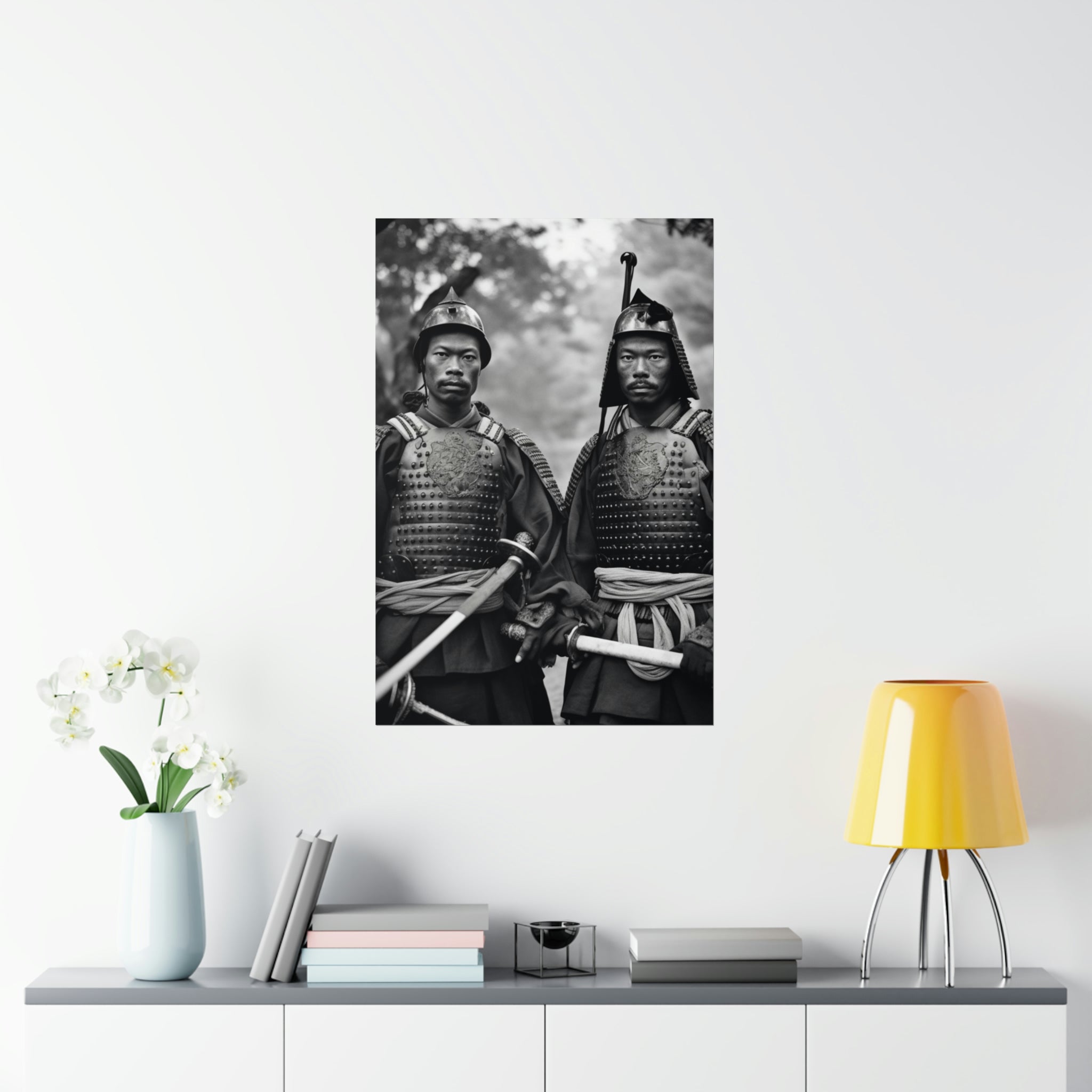 Premium Matte Vertical Posters; "African Samurai of the Past"